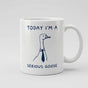 Today I'm a Serious Goose Mug - Funny Coworker Gift White Mug
