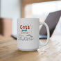 Funny Rude Cat Mug Gift 15 Oz