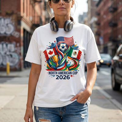 Soccer Fan Tee, World Cup Gift For Fans, Football Lover Shirt, 2026 Soccer Celebration Tee