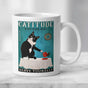 Personalized Retro Cat Coffee Mug - Funny Catitude Gift for Cat Moms