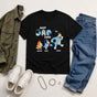 Personalized Best Dad Ever Custom Blue Dog Shirt for Dad