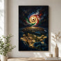 2026 Soccer Host Cities Map Poster - Vertical or Horizontal Wall Art