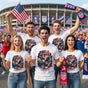 American Soccer Heritage Relaxed Fit Graphic Tee - Land of the Free 2026 Edition