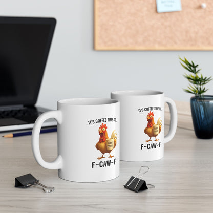 F-Caw-F Christmas Chicken Mug