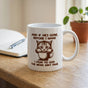 Funny Cat Coffee Mug - Cute Kitten Holding Cup Gift for Cat Lovers