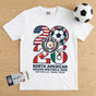 2026 North American Soccer Spectacle T-Shirt - Premium Heavyweight Cotton Tee - USA