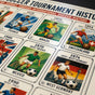 Retro Soccer Tournament History Poster | Premium Wall Art Decor
