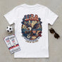 American Soccer Heritage Relaxed Fit Graphic Tee - Land of the Free 2026 Edition