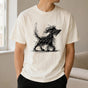 Abstract Dog Line Art T-Shirt - Minimalist Dog Lover Graphic Tee