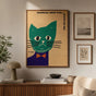 World Cat Day (Światowy Dzień Kota) Polish Poster Print - B1 68x98 cm