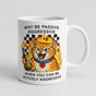 Funny Cat Mug - Sarcastic Office Humor Coffee Cup, 11oz