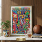 "Three Nations One Heartbeat" 2026 Soccer Tournament Commemorative Poster - Vibrant Pop-Art Gallery Print