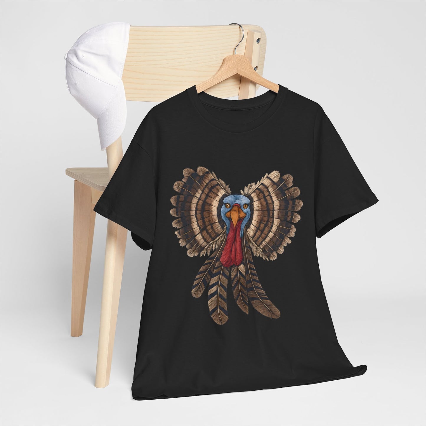Thanksgiving Turkey Bow T-Shirt, Cute Coquette Fall Shirt, Women’s Thanksgiving Tee  Back view