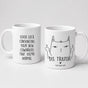 Funny Coworker Leaving Mug - Bye Traitor Cat Gift for Coworker