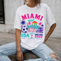 Miami Soccer Shirt 2026 - USA Football Retro Summer Graphic Tee