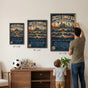 Soccer Summer USA Poster | Retro Soccer Wall Art for Game Room, Sports Bar & Man Cave Decor