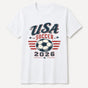 USA Soccer 2026 Shirt, Vintage American Football Tee, USA Flag Soccer T-Shirt, World Cup 2026 Shirt, World Cup USA Tee