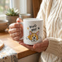 Hug Me Corgi Coffee Mug, Dog Lover Gift, Colorful Inside