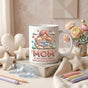 Creative 3D puff effect ceramic mug for Mom gift