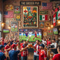 Three Nations One Beat Soccer Poster - Premium Lustre Satin Finish Wall Decor