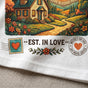 close-up 5.3 oz cotton fabric and taped shoulder seams