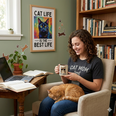 Cats: Mugs, Apparel & Decor
