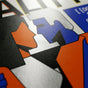 Close-up macro photography showing the high-resolution print sharpness and subtle satin sheen on LexJet 9.5 Mil photo paper