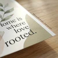 Macro photograph showing the distinct, subtle texture of the bright white 'LexJet 9.5 Mil Premium Satin Paper' corner section of the Mother's Day roots love poster, highlighting sharp fine paper grain and saturated ink colors without glare. Small text overlay: 'Premium 9.5 Mil Satin - High Res Print