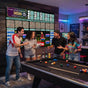 Large 2026 football tournament wall chart for sports bars and restaurants displaying match schedules.