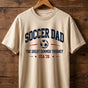 Soccer Dad Great Summer Tourney Shirt | USA '26 Vintage Varsity Tee | Father’s Day Soccer Gift for Dad